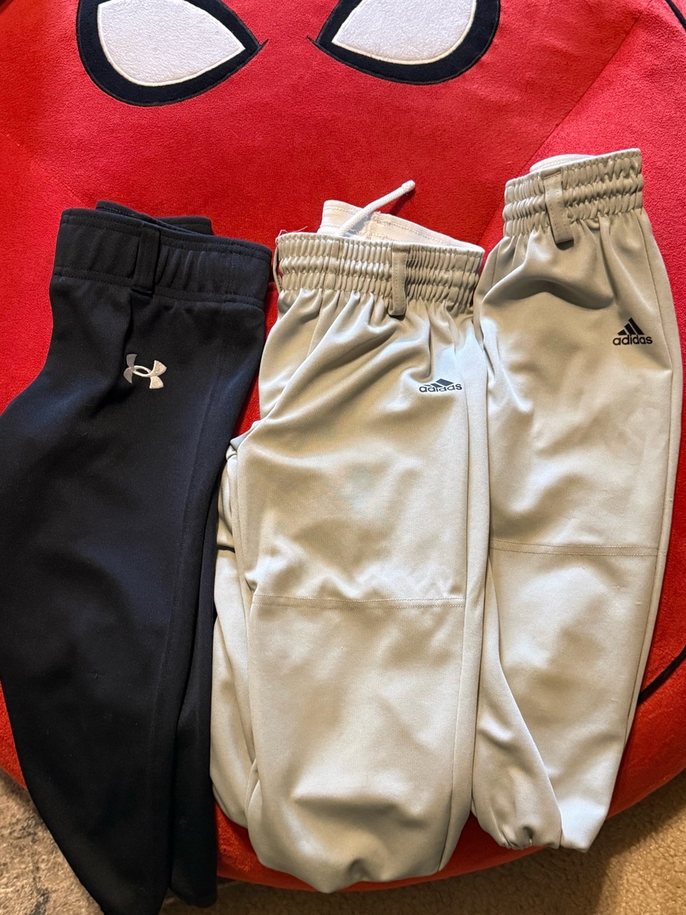 Tball pants 2 gray & 1 black size XXS